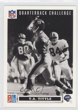 1991 Upper Deck Domino's Pizza Quarterback Challenge YA Tittle #45 HOF o9f