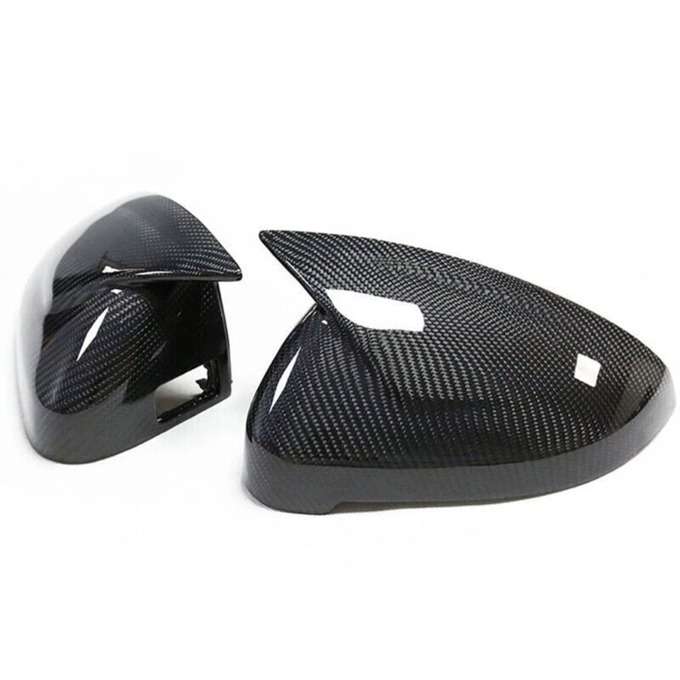 Tapa de cubierta de espejo retrovisor lateral de coche de fibra de carbono para AUDI A4 B9 S4 RS4 A5 S5 RS5 2016-2023 Foto 2 de 4