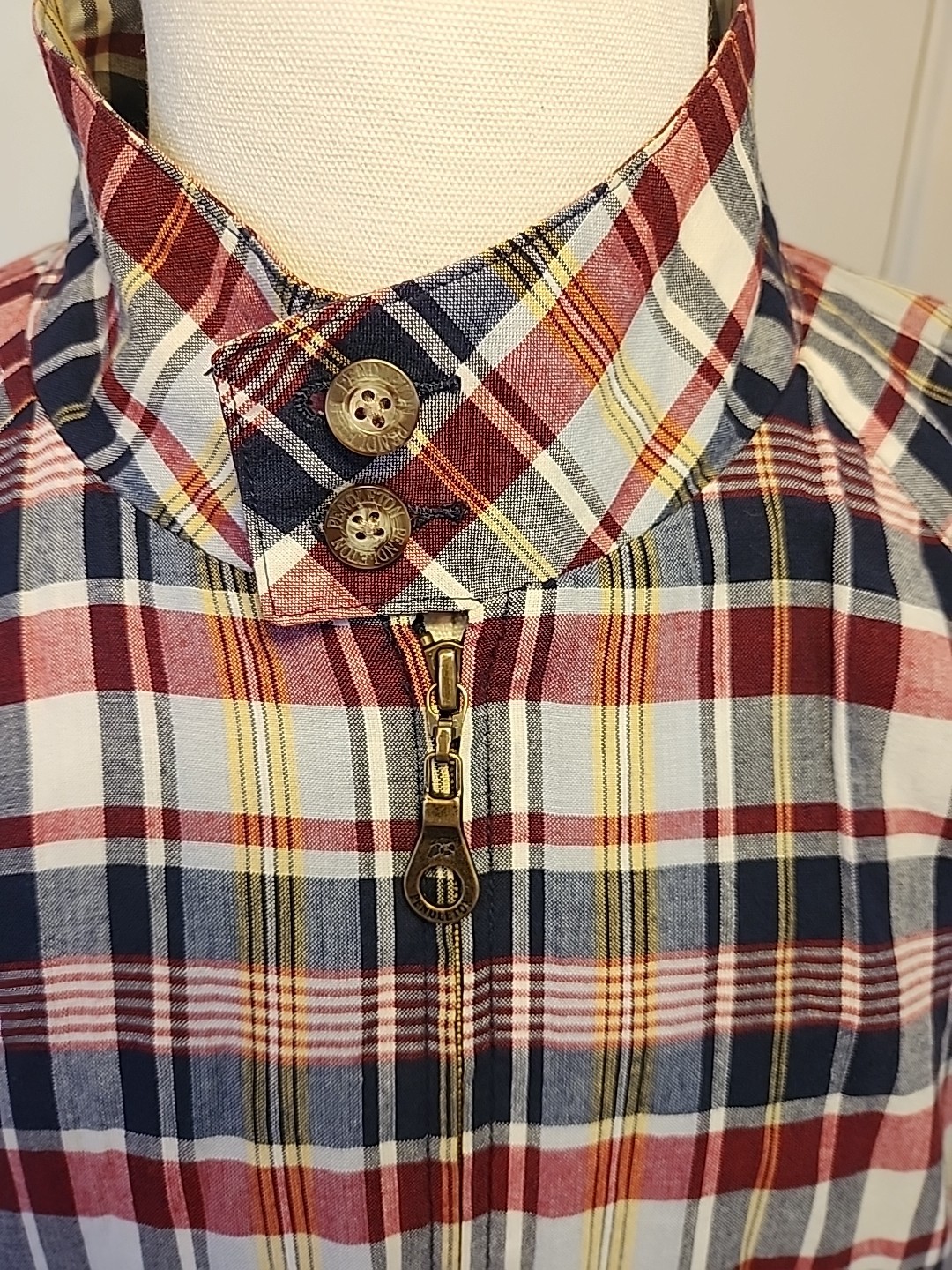 Pendleton Lightweight Plaid Cotton Jacket Large T… - image 3