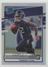 2020 Panini Donruss Optic Rated Rookies Holo Prizm Darrynton Evans #183 8x7