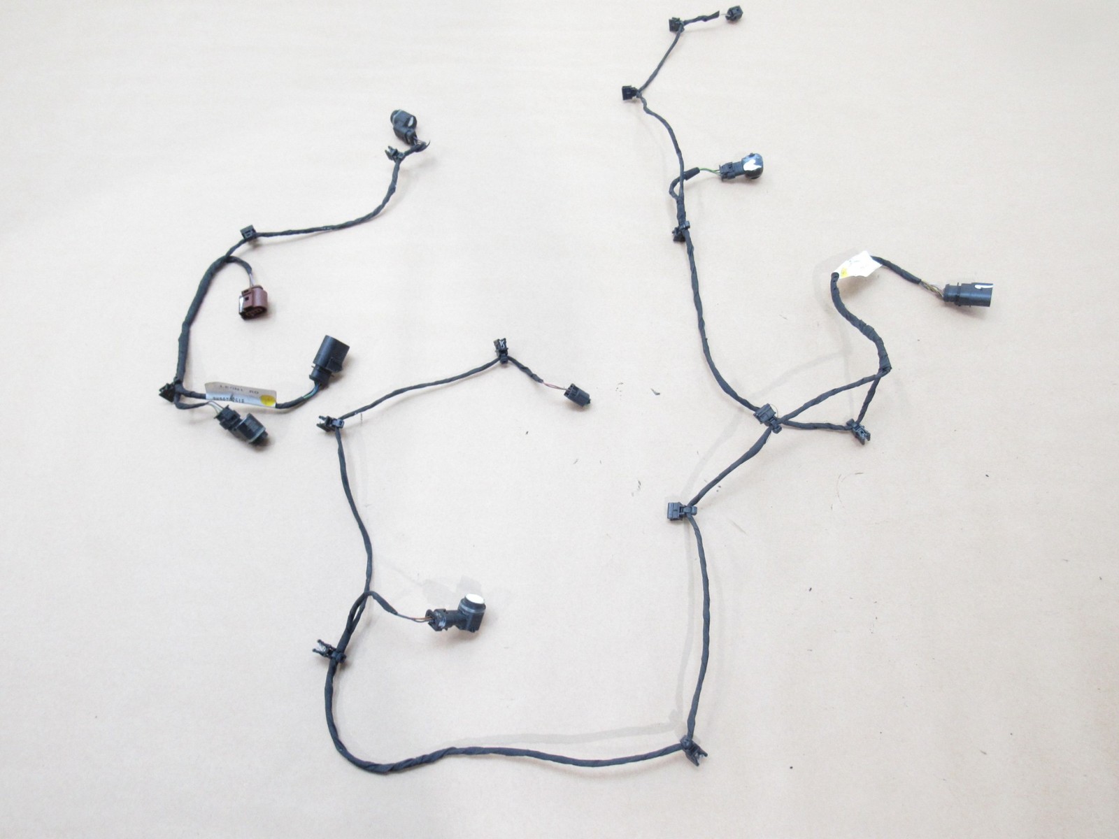 Bentley Continental GT 2012 Rear Bumper Park Sensor Wire Harness Set 11-18 ;#3