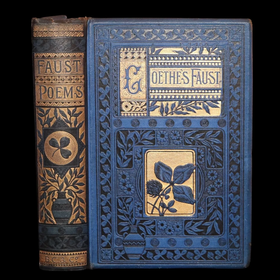 1880 Rare Victorian Edition - Goethe's Faust in two parts, Illustrated - Image 3 of 4