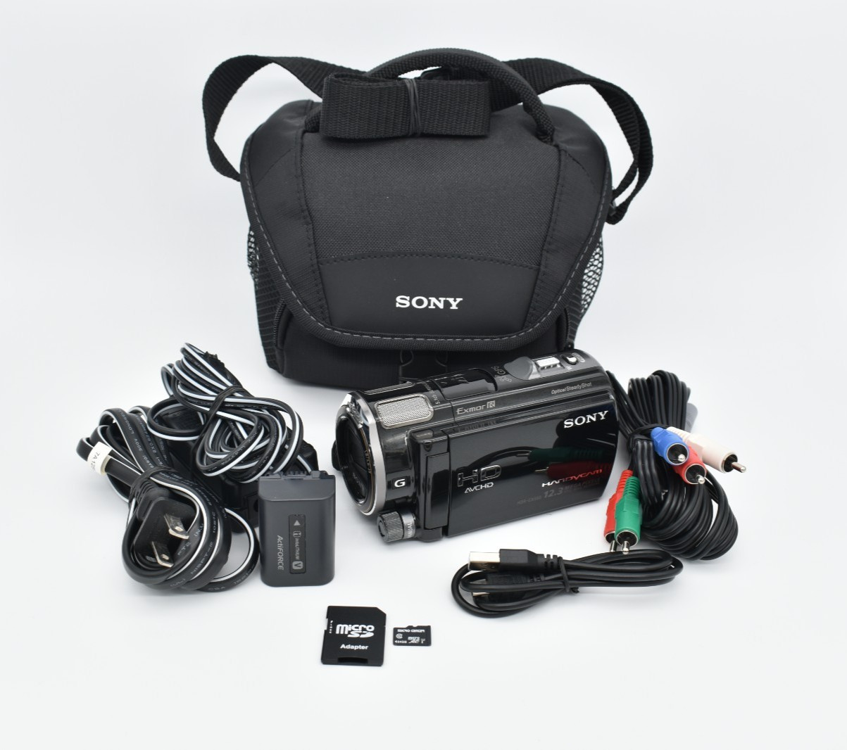 Sony HDR CX560V Handycam Video Camera Full HD 12x Zoom GPS N