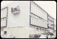 Havana Cuba Art Building Cars 35mm Slide 1950s