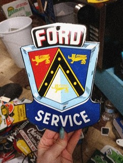 Porcelain Ford Service Sign