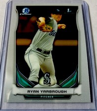 2014 Bowman Chrome  Ryan Yarbrough RC Seattle Mariners #CDP105