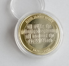 2011 King James Bible £2 Coin Brilliant Uncirculated From Royal Mint - See Note
