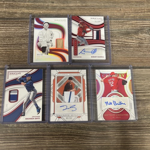 Baseball Card Bundle. Patch Cards Autos Numbered Nice Quality