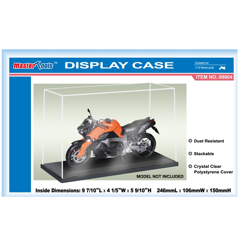 Trumpeter 09804 Display Case Suitable for 1:12 Scale Motorbike