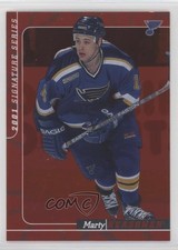 2000-01 ITG Be A Player Signature Series Ruby 62/200 Marty Reasoner #56 0s55