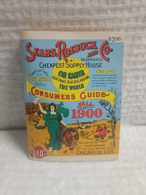 #ad #ad Sears Roebuck amp; Co. Vintage Consumers Guide Catalog Fall 1900 Reprint 1970 $3.38