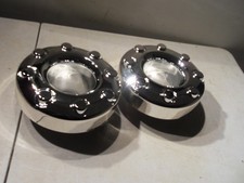 2 For 2005-2018 Ford F350 Super Duty Chrome Center Hub Cap 8 Lug Dually Front