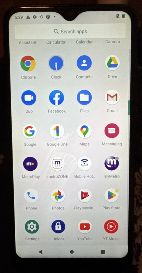 T-Mobile REVVL 4 5007Z 32GB Black (Metro) Smartphone Fast Ship Good Used Blemish - Image 3 of 4