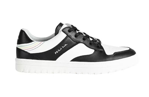 PAUL SMITH Mens sneakers US 11/ EU 44 Liston White & Black Leather- NEW
