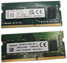 KINGSTON 16GB (2x8GB) DDR4-3200AA PC4-25600 260 -Pin SO-DIMM Laptop RAM
