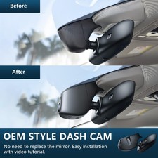 1080p Dash Cam Auto Fronte/retro Aspetto OEM Adatta per Audi (modello A) - Miniatura 5