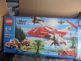 LEGO CITY Fire Plane 4209 Set 522 Pcs Complete Set Minifigures Box Instructions