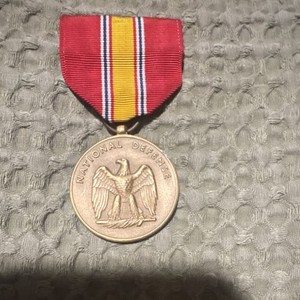 National Defense Service Medal Vietnam War Era with Ribbon Original Militaria