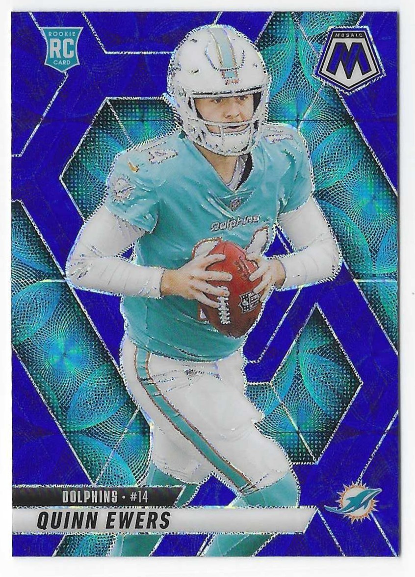 2025 PANINI MOSAIC QUINN EWERS BLUE SCOPE PRIZM RC #308