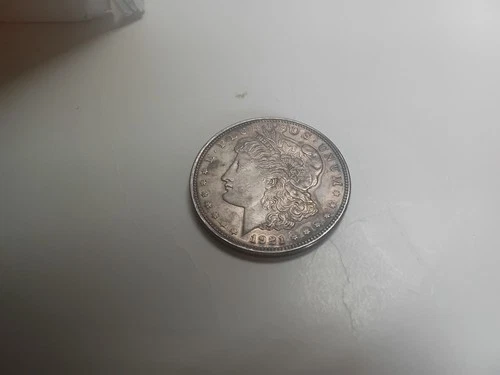 1921 Micro D Morgan Silver Dollar, very good condition