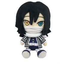 Anime Demon Slayer Iguro Obanai Cosplay Cute 15CM Plush Doll Puppet Gift