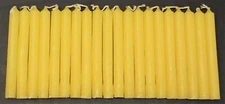 Chime Spell Candles: Yellow, Mini 4" Set of 20 (NEW) Pagan, Wicca, Altar
