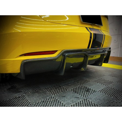 FOR 2017-2023 TESLA MODEL 3 REAL CARBON FIBER REAR BUMPER DIFFUSER LIP VALANCE - Picture 7 of 15