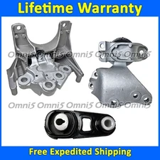 K4137 Motor & Transmission Mount Set 3x For 2021-2023 Nissan Rogue 2.5L AUTO CVT