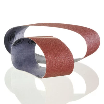 Hermes HSB 75x533mm Schmalband Schleifband, Korn 40, 60, 80, 120 u. 150