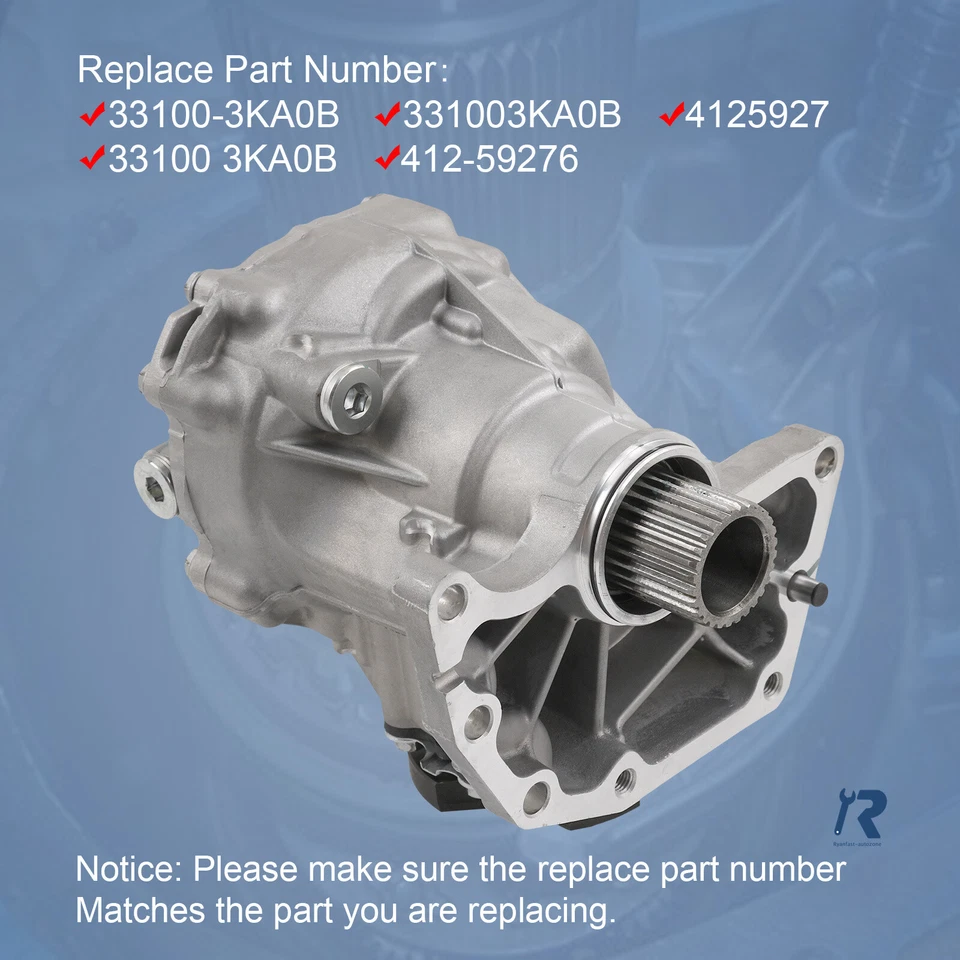 Estuche de transferencia apto para Nissan Pathfinder Murano CVT 3,5 L 6 cilindros 33100-3KA0B Foto 4 de 4