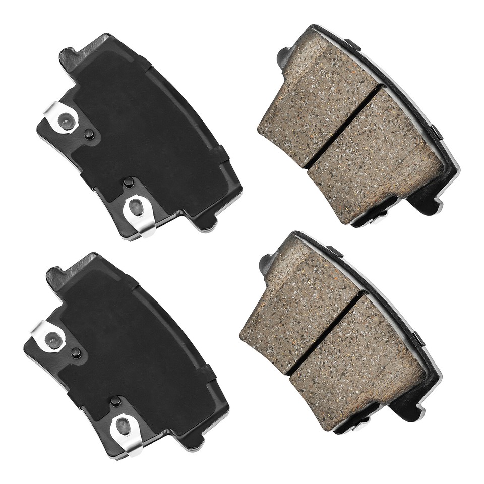 Rear Drilled Brake Rotors + Brake Pads for Dodge Challenger Charger