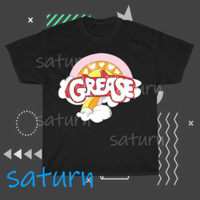 New Grease Retro Movie Active Logo American T-Shirt Funny Size S to 5XL