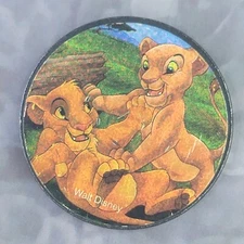 POG Slammer Metal - Lion King Simba and Nala