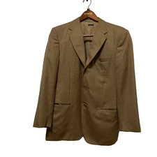 GIORGIO ARMANI 100% CASHMERE 3 BUTTON  SPORT COAT 42 Brown Italy