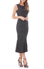 JS COLLECTIONS SOUTACHE MESH MERMAID GOWN DRESS sz 6