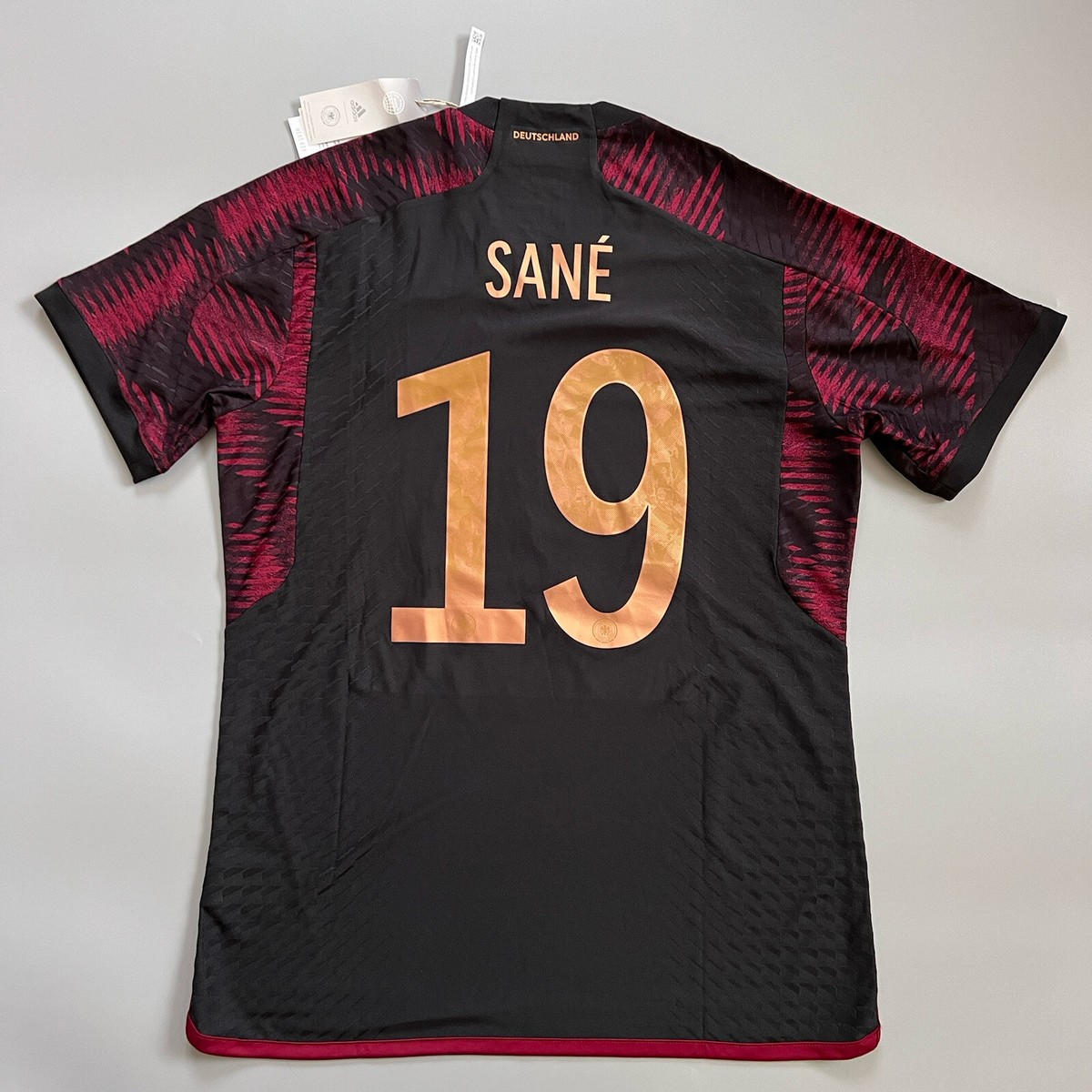 Sane Germany Jersey 2023 Away Authentic Size L Mens Football Shirt