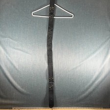 Versace Sport Womens Belt 44 Inches Black 39577 Made In Italy Vintage Y2K