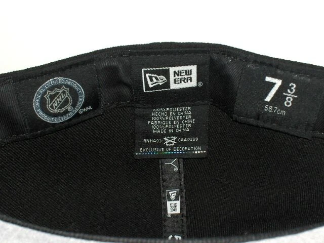 RARE NHL BOSTON BRUINS  NEW ERA FITTED HAT 7 3/8 NWT - Image 4 of 4