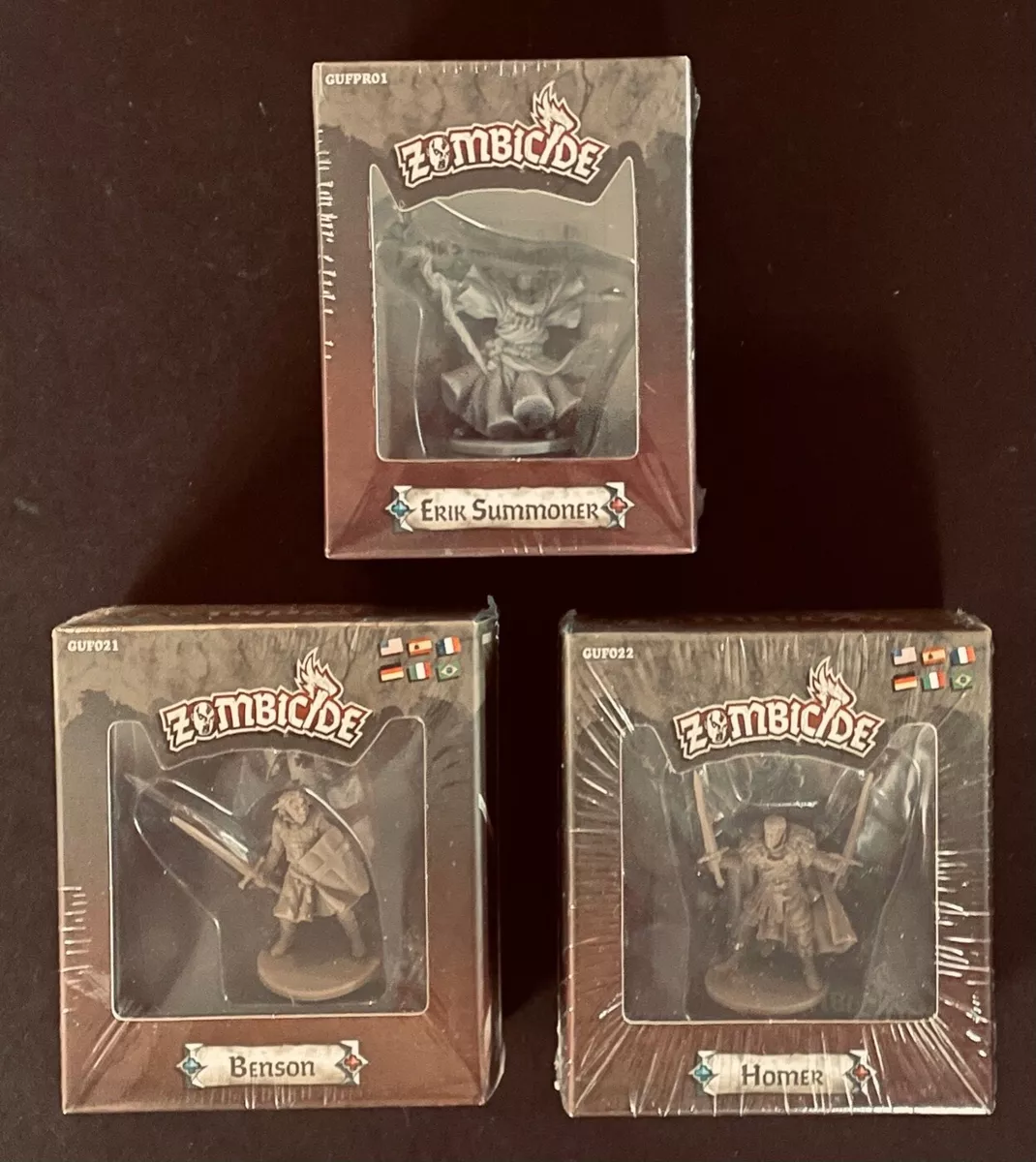 Zombicide Black Plague Kickstarter Exclusive Promo Survivors NEW