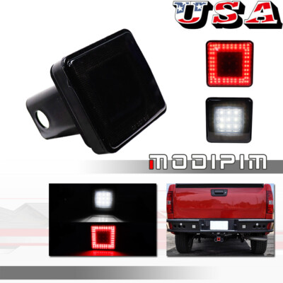 LED RUNNING/BRAKE/REVERSE TOW HITCH LIGHT LAMP FOR TRUCK TRAILER 2'' RECEIVER