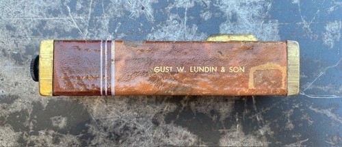 Antique Vintage Surveyor Hand Bubble Level Sight Scope Rockford, IL ...