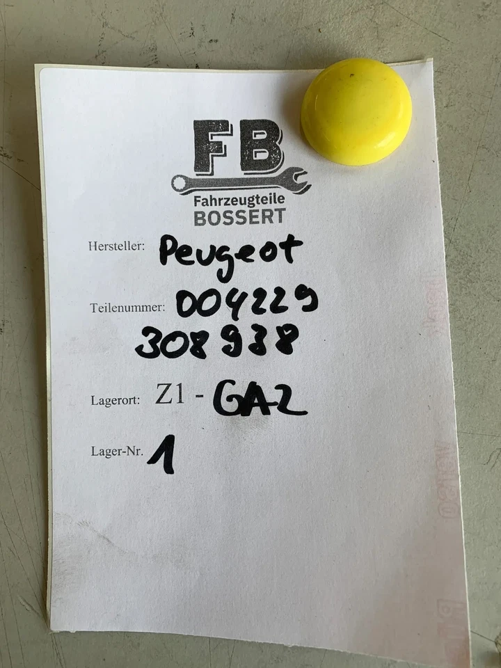 Peugeot 406 306 Triángulo Aviso Original 308938 Accesorios Equipamiento Maletero Foto 2 de 4