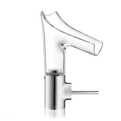 HANSGROHE AXOR STARCK V EINHEBEL-WASCHTISCHMISCHER 140 MIT GLASAUSLAUF 12112000