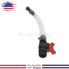 New Replacement Deluxe Racing Fuel Jug Filler Hose With Shutoff Valve