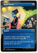 MTG Spell Pierce #350(Borderless Alternate Art) [Double Masters 2022] Regular-NM