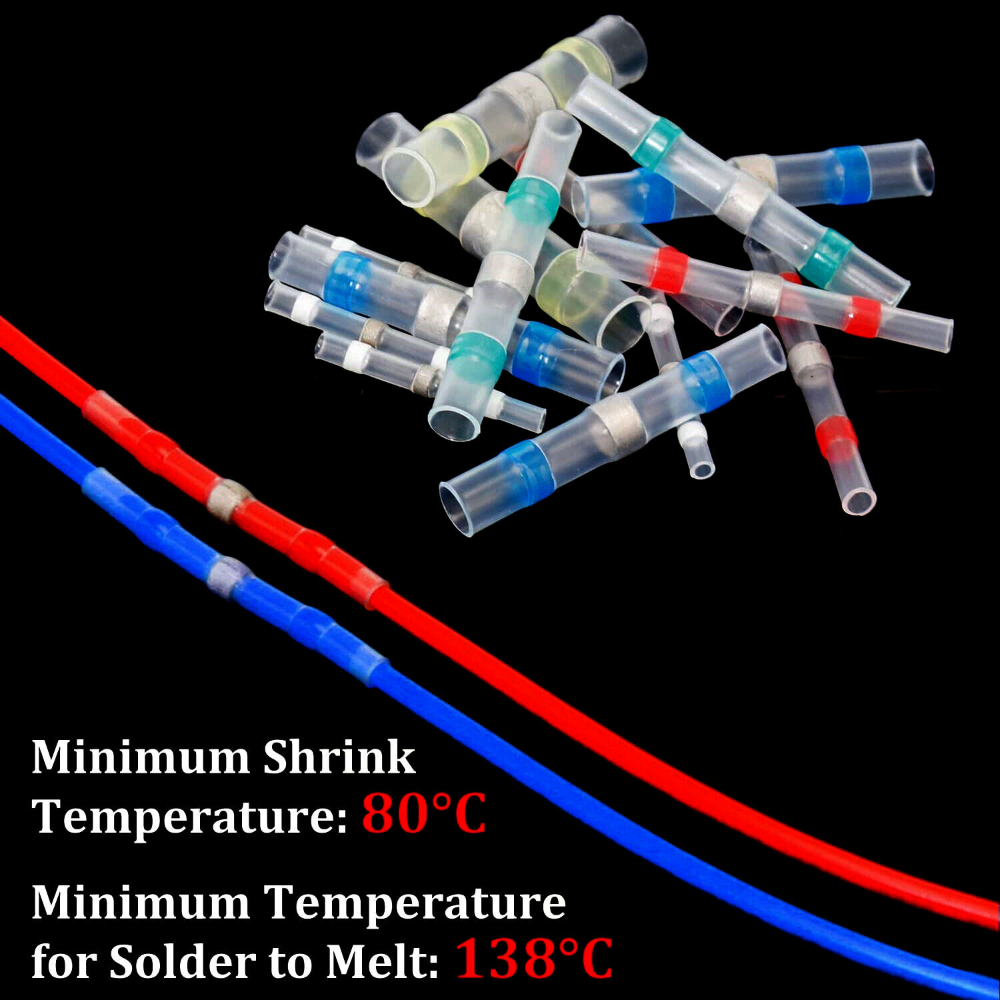 340/50Pcs Solderstick Waterproof Solder Wire Connector Kit Original Top