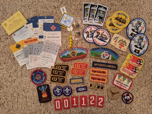 Mixed Lot of 50+ BSA Boy Scouts of America Patches, Merits,Badges, Pins ...