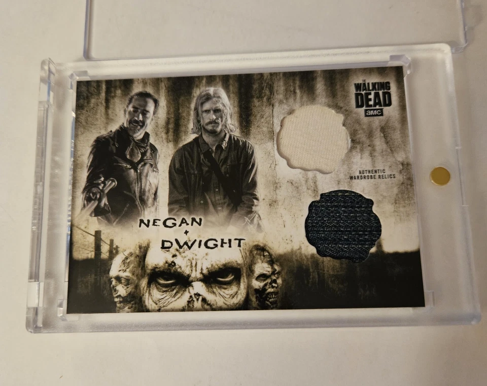 AMC The Walking Dead Features 2 Authentic Wardrobe Relics DWIGHT & NEGAN 10of25 - Image 3 of 3