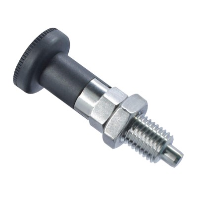 Selbstsichernder Knauf Mit Feingewinde - Edelstahl Indexierstößel 4 Größen