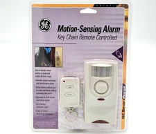 GE Motion-Sensing Alarm Key Chain Remote Controlled New Sealed
